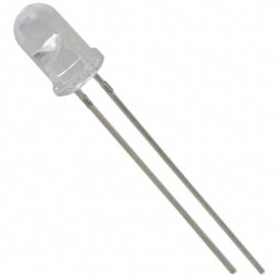Infrared (IR) Emitter 940nm 1.2V 100mA 11mW/sr @ 20mA 40° Radial - Everlight Electronics Co Ltd