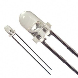 Infrared (IR) Emitter 940nm 1.2V 60mA 1.38mW/sr @ 20mA 20° T-1 - Lite-On Inc.