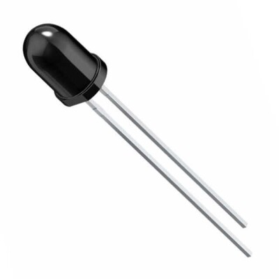 Infrared (IR) Emitter 940nm 1.6V 100mA 550mW/sr @ 100mA 20° Radial - 1