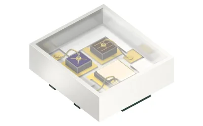 Infrared (IR) Emitter 940nm 1.3V 60mA 1.65mW/sr @ 20mA 60° 6-SMD, No Lead - 1