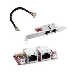 mPCIe to Dual Isolated LAN horizontal WT with bracket - 2