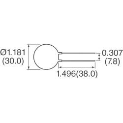 Inrush Current Limiter 10 Ohms ±20% 15 A 1.220