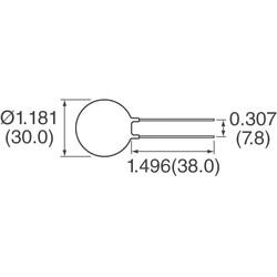 Inrush Current Limiter 10 Ohms ±25% 15 A 1.220