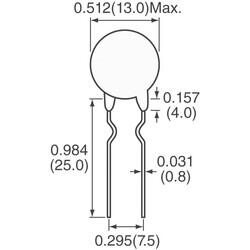 Inrush Current Limiter 4 Ohms ±20% 4 A 0.512