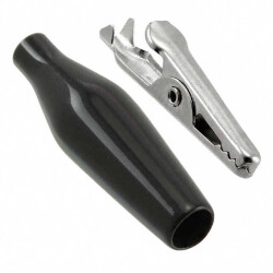 Insulated Alligator, Small Test Clip Steel 0.236