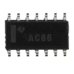 Inverter IC 6 Channel Schmitt Trigger 14-SSOP - Texas Instruments