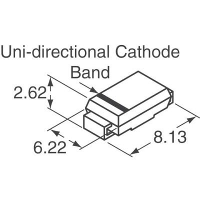 49.9V Clamp 30.5A Ipp Tvs Diode Surface Mount DO-214AB (SMCJ) - 2