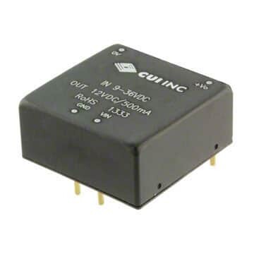 Isolated Module DC DC Converter 1 Output 12V 500mA 9V - 36V Input - 1
