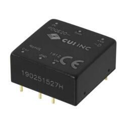 Isolated Module DC DC Converter 1 Output 12V 1.667A 9V - 36V Input - CUI Inc.