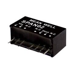 Isolated Module DC DC Converter 1 Output 5V - - - 400mA 9V - 18V Input - MEAN WELL USA Inc.