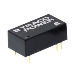 Isolated Module DC DC Converter 1 Output 15V 133mA 10.8V - 13.2V Input - Traco Power