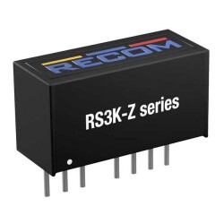 Isolated Module DC DC Converter 1 Output 24V 125mA 4.5V - 9V Input - Recom Power