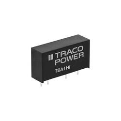 Isolated Module DC DC Converter 1 Output 5V 200mA 21.6V - 26.4V Input - Traco Power