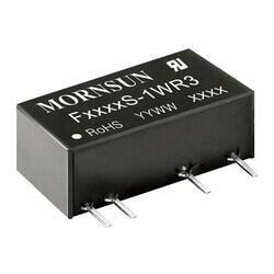 Isolated Module DC DC Converter 1 Output 5V 200mA 10.8V - 13.2V Input - MORNSUN