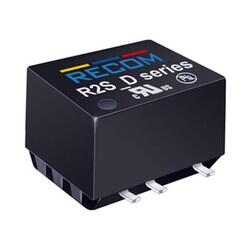 Isolated Module DC DC Converter 1 Output 5V 400mA 10.8V - 13.2V Input - Recom Power (1)