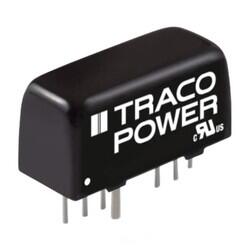 Isolated Module DC DC Converter 2 Output 12V -12V 250mA, 250mA 43V - 160V Input - Traco Power