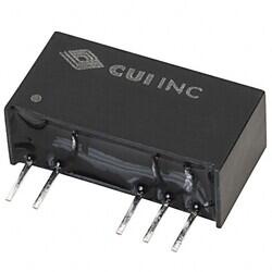 Isolated Module DC DC Converter 2 Output 12V -12V 83.3mA, 83.3mA 4.5V - 5.5V Input - CUI Inc.