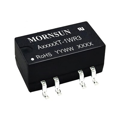 Isolated Module DC DC Converter 2 Output 12V -12V 42mA, 42mA 10.8V - 13.2V Input - 1