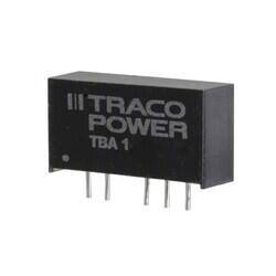 Isolated Module DC DC Converter 2 Output 15V -15V 33mA, 33mA 10.8V - 13.2V Input - Traco Power