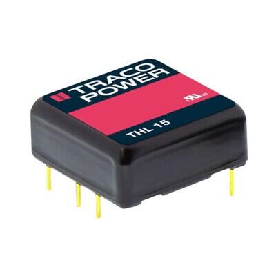 Isolated Module DC DC Converter 2 Output 15V -15V 500mA, 500mA 18V - 75V Input - 1