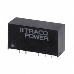 Isolated Module DC DC Converter 2 Output 15V -15V 66mA, 66mA 5V - 5.5V Input - Traco Power