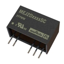 Isolated Module DC DC Converter 2 Output 15V -15V 67mA, 67mA 4.5V - 5.5V Input - Murata Power Solutions Inc.