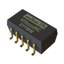 Isolated Module DC DC Converter 2 Output 15V -15V 33mA, 33mA 4.5V - 5.5V Input - 1