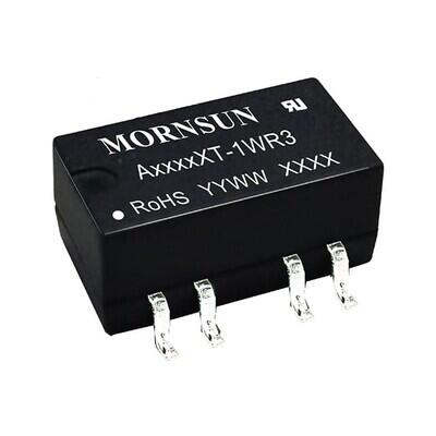 Isolated Module DC DC Converter 2 Output 15V -15V 34mA, 34mA 10.8V - 13.2V Input - 1