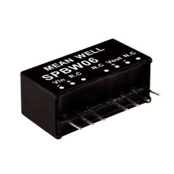Isolated Module DC DC Converter 1 Output 12V 500mA 9V - 36V Input - MEAN WELL USA Inc.
