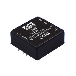 Isolated Module DC DC Converter 2 Output 15V -15V 1A, 1A 18V - 36V Input - MEAN WELL USA Inc.