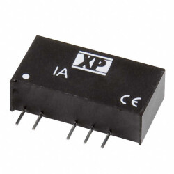 Isolated Module DC DC Converter 2 Output 5V -5V 100mA 4.5V - 5.5V Input - XP Power