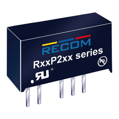 Isolated Module DC DC Converter 2 Output 9V -9V 111mA, 111mA 4.5V - 5.5V Input - 1