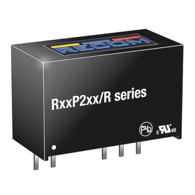 Isolated Module DC DC Converter 2 Output 15V -15V 66mA, 66mA 4.5V - 5.5V Input - 1