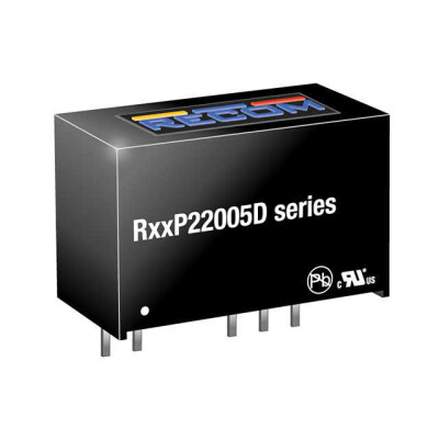 Isolated Module DC DC Converter 2 Output 20V -5V 50mA, 200mA 21.6V - 26.4V Input - 1