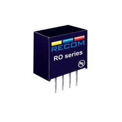 Isolated Module DC DC Converter 1 Output 5V 200mA 2.97V - 3.63V Input - Recom Power (1)