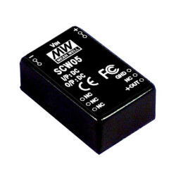 Isolated Module DC DC Converter 1 Output 9V 556mA 18V - 36V Input - MEAN WELL USA Inc.