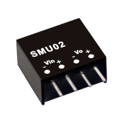 Isolated Module DC DC Converter 1 Output 12V 167mA 10.8V - 13.2V Input - MEAN WELL USA Inc.