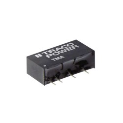 Isolated Module DC DC Converter 2 Output 12V -12V 42mA, 42mA 4.5V - 5.5V Input - 1