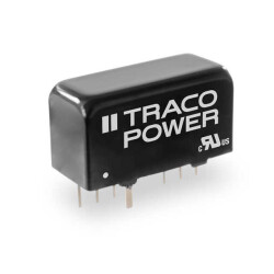 Isolated Module DC DC Converter 1 Output 12V 1A 4.5V - 18V Input - Traco Power