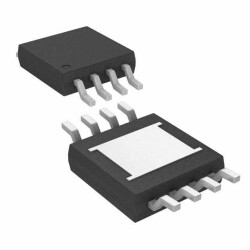 J-FET Amplifier 2 Circuit Rail-to-Rail 8-MSOP-EP - 1