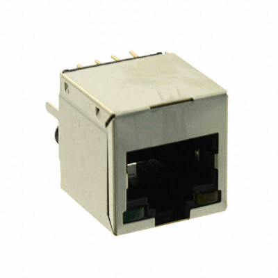 Jack Modular Connector 8p8c (RJ45, Ethernet) Vertical Shielded Cat5 - 1