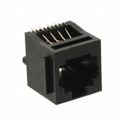 Jack Modular Connector 8p8c (RJ45, Ethernet) Vertical Unshielded Cat5 - 1