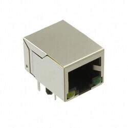 Jack Modular Connector 8p8c (RJ45, Ethernet) 90° Angle (Right) Shielded - - 1