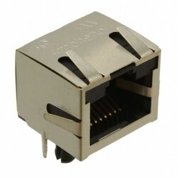 Jack Modular Connector 8p8c (RJ45, Ethernet) 90° Angle (Right) Shielded, EMI Finger - Amphenol ICC (Commercial Products)