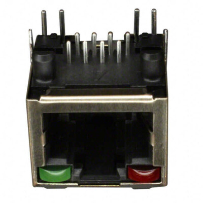 Jack Modular Connector 8p8c (RJ45, Ethernet) 90° Angle (Right) Shielded, EMI Finger - 1