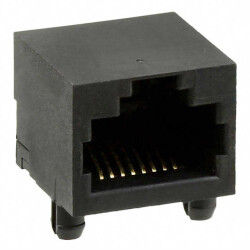 Jack Modular Connector 8p8c (RJ45, Ethernet) 90° Angle (Right) Unshielded Cat3 - Pulse Electronics