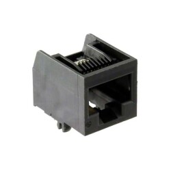 Jack Modular Connector 8p8c (RJ45, Ethernet) 90° Angle (Right) Unshielded Cat3 - Molex