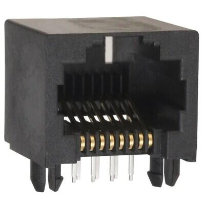 Jack Modular Connector 8p8c (RJ45, Ethernet) 90° Angle (Right) Unshielded Cat3 - 1