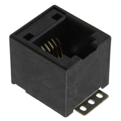 Jack Modular Connector 6p6c (RJ11, RJ12, RJ14, RJ25) Vertical Unshielded Cat3 - 1