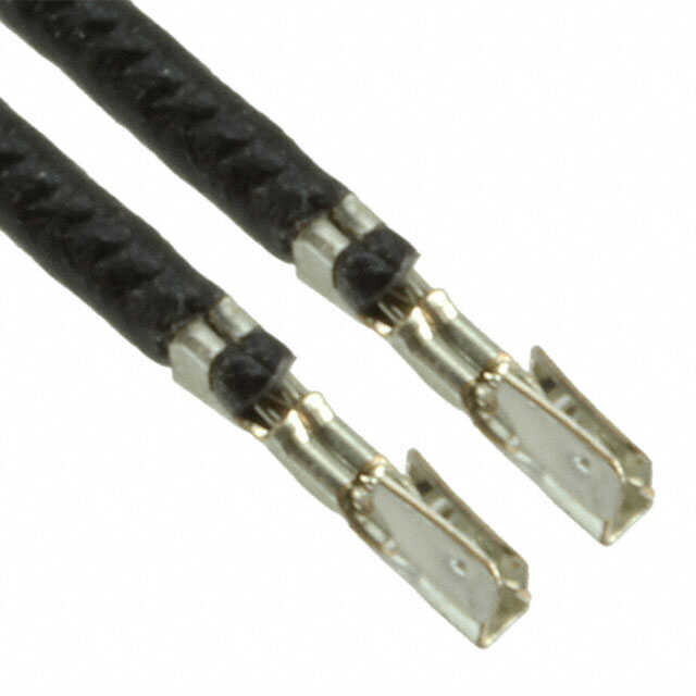  Black 28 Awg Jumper Lead Socket To Socket Tin 2.00" (50.80mm)